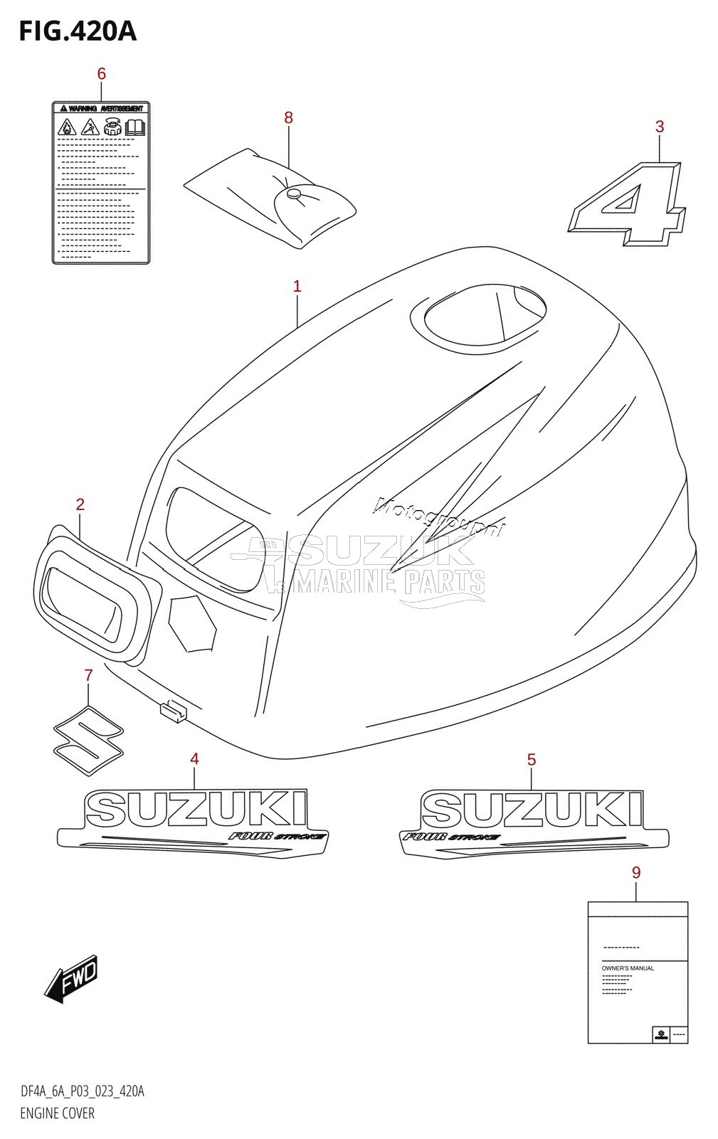 ENGINE COVER (DF4A:020)