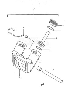 Outboard DT 140 drawing Trim Cylinder