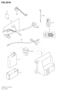 DF140BZG From 14004Z-140001 (E11 E40)  2021 drawing KEY LESS START (E11:021)