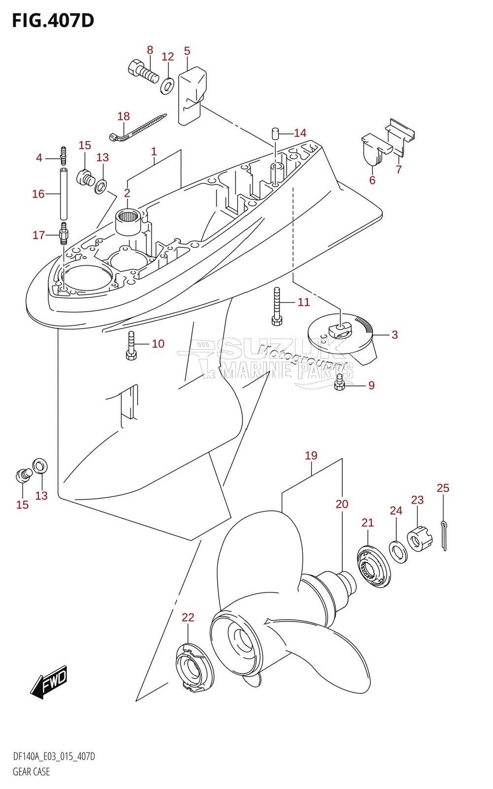 GEAR CASE (DF140AT:E03)