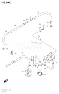 DF175TG From 17502F-510001 (E01 E40)  2015 drawing FUEL PUMP (DF150TG:E01)