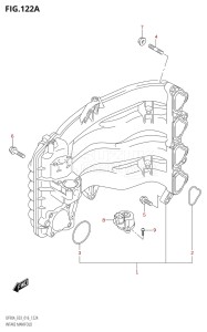 08002F-610001 (2016) 80hp E03-USA (DF80A) DF80A drawing INTAKE MANIFOLD