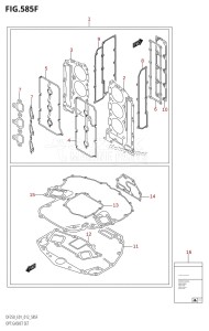 DF225Z From 22503Z-210001 (E01 E40)  2012 drawing OPT:GASKET SET (DF225T:E40)