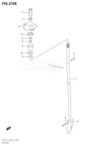 DT9.9 From 00993K-310001 (P36 P40)  2013 drawing SHIFT ROD (DT15K:P36)