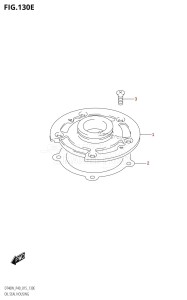 DT40 From 04005K-510001 ()  2015 drawing OIL SEAL HOUSING (DT40WK:P40)