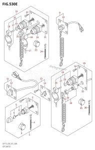 DF150Z From 15002Z-510001 (E03)  2015 drawing OPT:SWITCH (DF175T:E03)