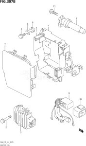 04001F-880001 (2008) 40hp E03-USA (DF40TK8) DF40 drawing IGNITION COIL (K5,K6,K7,K8,K9,K10)