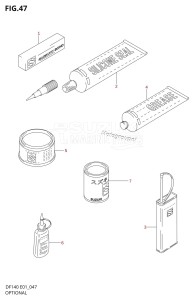 DF140 From 14001Z-880001 (E01 E40)  2008 drawing OPTIONAL