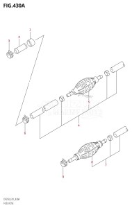 DF250Z From 25003Z-110001 (E01 E40)  2011 drawing FUEL HOSE