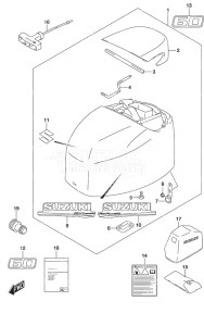 DF 60A drawing Engine Cover