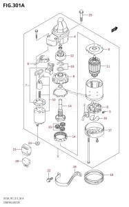 DF9.9B From 00995F-310001 (P01)  2013 drawing STARTING MOTOR (E-STARTER)