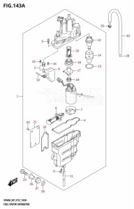 DF50A From 05003F-210001 (E01)  2012 drawing FUEL VAPOR SEPARATOR (DF40A:E01)