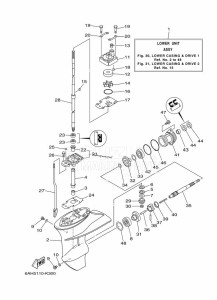 F15CEHL drawing PROPELLER-HOUSING-AND-TRANSMISSION-1