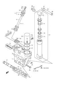 DF 200 drawing Trim Cylinder (Type: X)