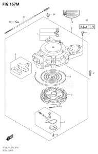 01504F-610001 (2016) 15hp P01-Gen. Export 1 (DF15A  DF15AR  DF15AT  DF15ATH) DF15A drawing RECOIL STARTER (DF20ATH:P01)