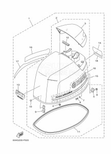 F50DETL drawing TOP-COWLING