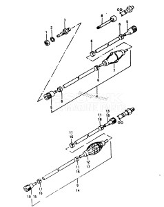 DT20 From 2001-001001 ()  1986 drawing FUEL HOSE