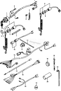 DT40 From 04003-751001 ()  1997 drawing IGNITION SWITCH (MODEL:93~99)