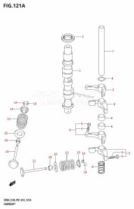 DF8A From 00801F-210001 (P03)  2012 drawing CAMSHAFT (DF8A:P01)