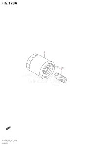 DF140AZ From 14003Z-310001 (E03)  2013 drawing OIL FILTER