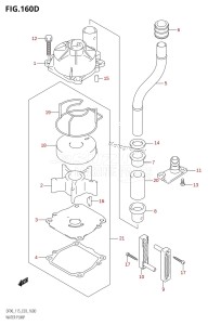 DF100 From 10002F-210001 (E03)  2012 drawing WATER PUMP (K9)