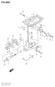 DT25 From 02503K-510001 (P36-)  2015 drawing DRIVE SHAFT HOUSING (DT30R:P40)