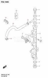 DF50A From 05003F-210001 (E01)  2012 drawing FUEL INJECTOR (DF40AST:E34)