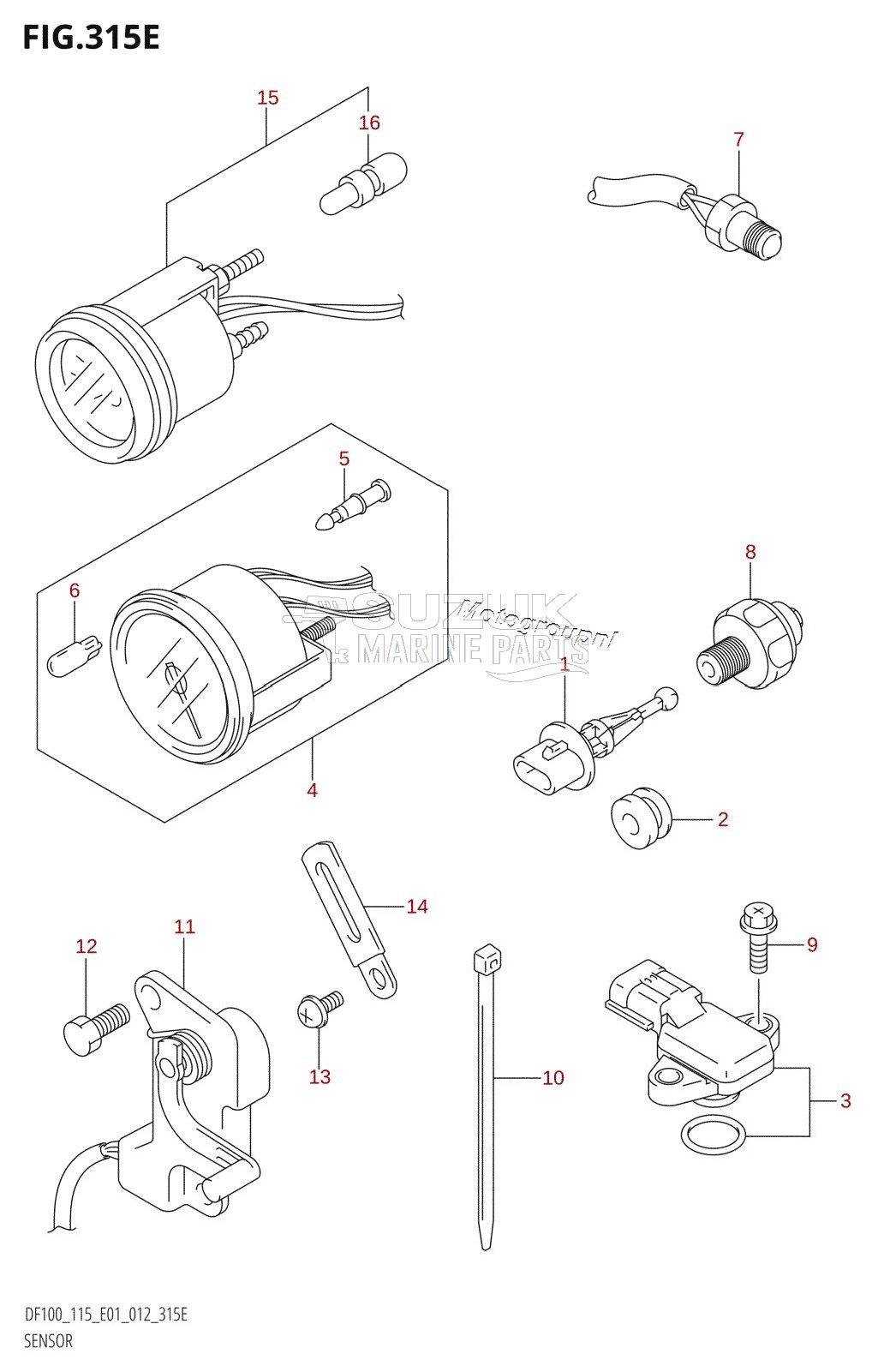 SENSOR (DF115Z:E01)