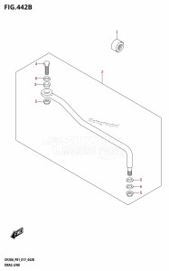 DF20A From 02002F-710001 (P01 P40)  2017 drawing DRAG LINK (DF9.9BT:P01)