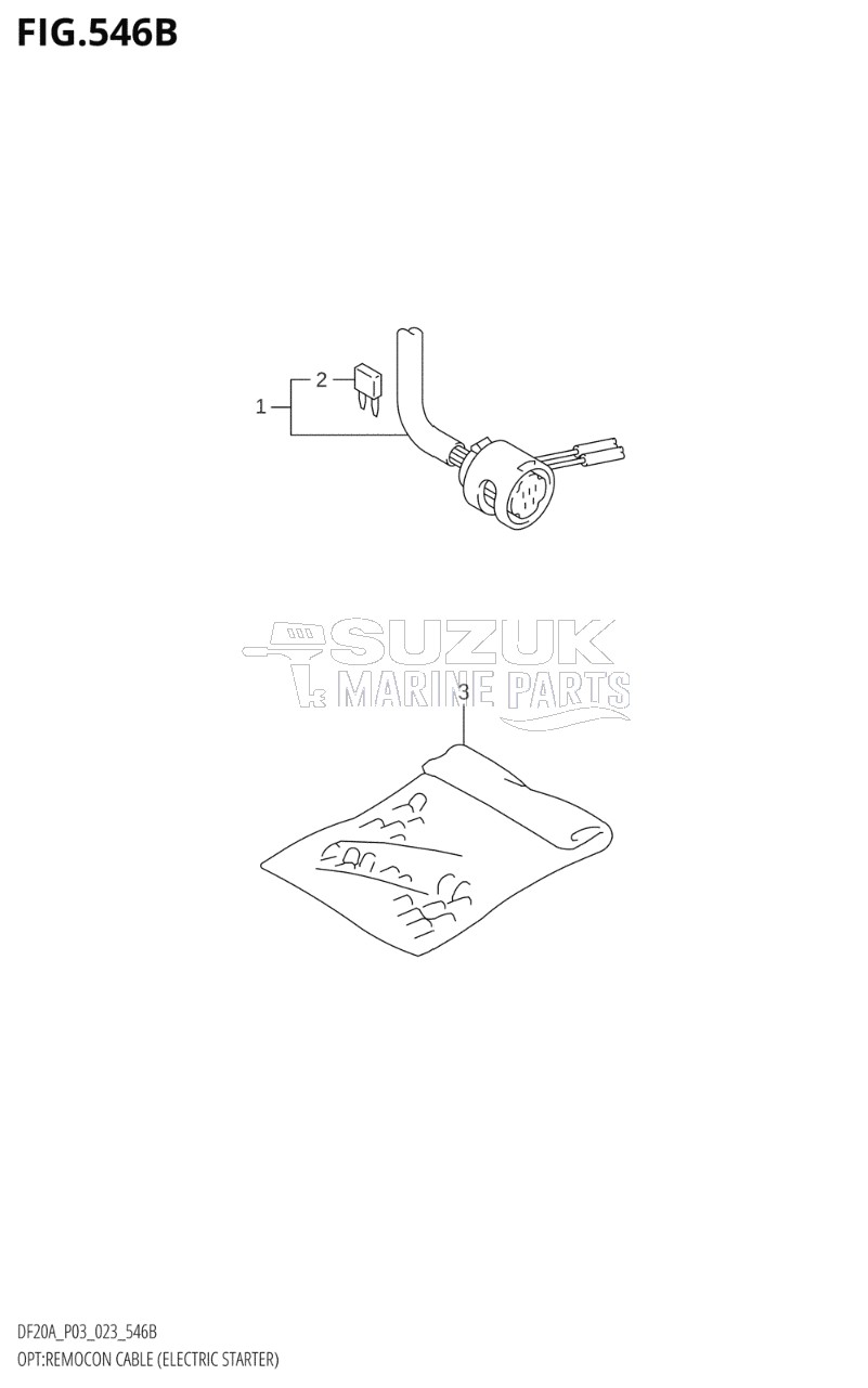 OPT:REMOCON CABLE (ELECTRIC STARTER) (SEE NOTE)