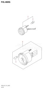 05003F-610001 (2016) 50hp E01-Gen. Export 1 (DF50A  DF50ATH) DF50A drawing METER (DF60AVT:E01)