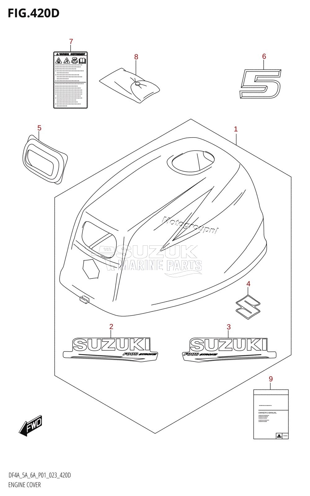 ENGINE COVER (DF5A:020)