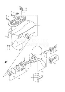 DF 9.9A drawing Gear Case