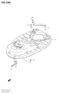 DF225T From 22503F-210001 (E01)  2012 drawing RING GEAR COVER (DF250Z:E01)