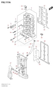 09003F-710001 (2017) 90hp E03-USA (DF90AT) DF90A drawing CYLINDER HEAD