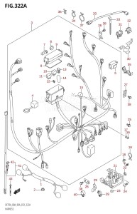 DF80A From 08002F-110001 (E03)  2011 drawing HARNESS