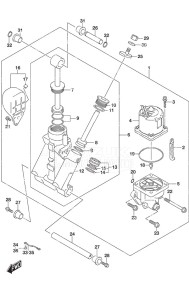 DF 200AP drawing Trim Cylinder