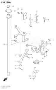 07003F-140001 (2021) 70hp E11 E40-Gen. Export 1-and 2 (DF70AT  DF70AT   DF70ATH  DF70ATH   DF70ATH) DF70A drawing CLUTCH SHAFT