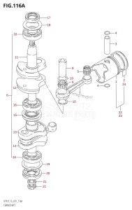 DT9.9 From 00993-421001 (E01 E13 E40)  2004 drawing CRANKSHAFT