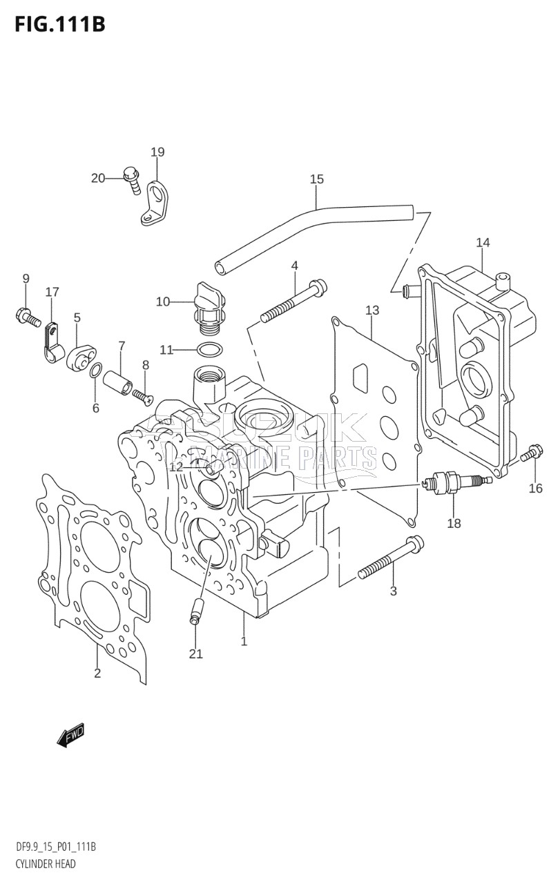 CYLINDER HEAD (K5,K6,K7,K8,K9,K10,011)