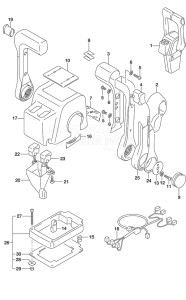 Outboard DF 225 drawing Top Mount Dual (1)