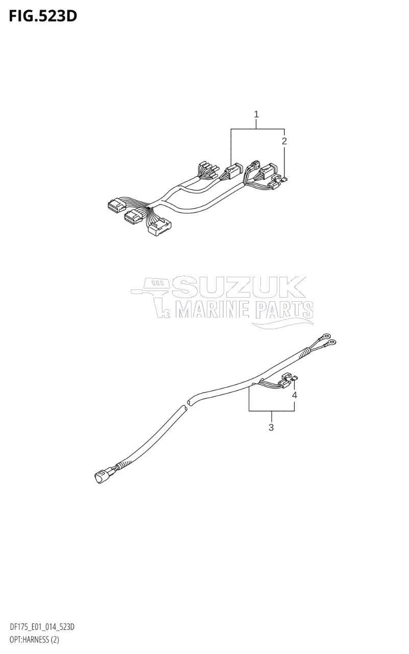 OPT:HARNESS (2) (DF150TG:E40)