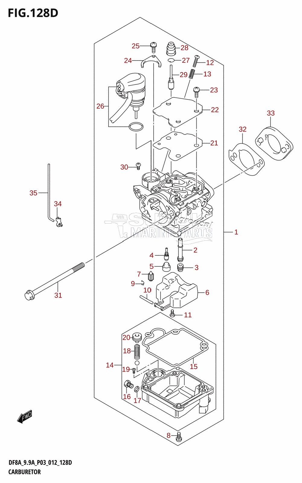 CARBURETOR (DF9.9AR:P03)