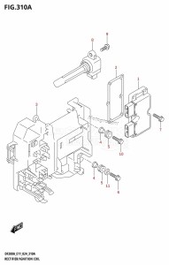 DF150AS From 15003F-440001 (E03 E11 E40)  2024 drawing RECTIFIER /​ IGNITION COIL