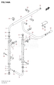 DF225Z From 22503Z-810001 (E03)  2018 drawing FUEL INJECTOR