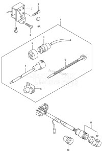 DF9.9 From 00991F-651001-652501 ()  1996 drawing OPT:RECEPTACLE SET