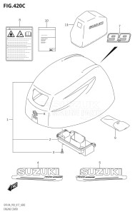 00801F-710001 (2017) 8hp P03-U.S.A (DF8A  DF8AR) DF8A drawing ENGINE COVER (DF9.9A:P03)