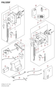 DF140A From 14003F-710001 (E11 E40)  2017 drawing OPT:KEY LESS START (DF115AST:E03)