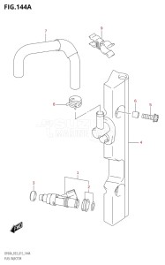 06003F-510001 (2005) 60hp E03-USA (DF60AVT) DF60A drawing FUEL INJECTOR