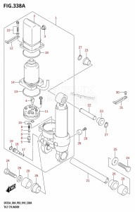 DF25A From 02504F-810001 (P03)  2018 drawing TILT CYLINDER (DF25AT,DF25ATH,DF30AT,DF30ATH)